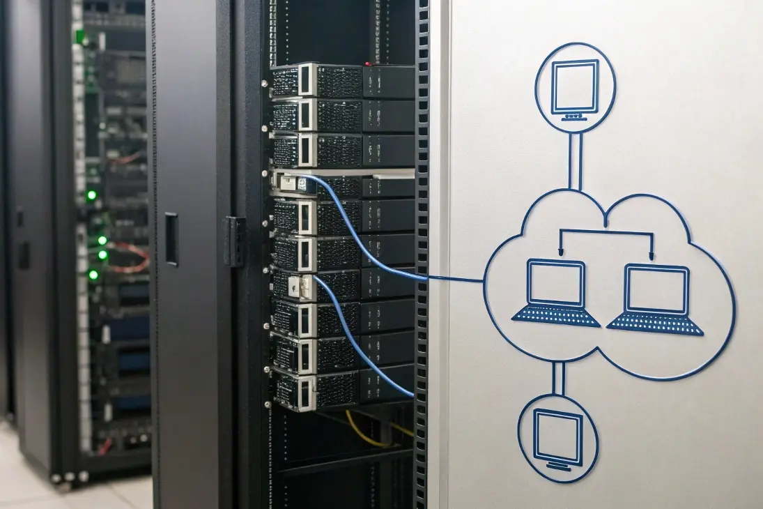 Centralized Control with OpenWrt and Automation OpenWrt with automation and monitoring stack diagram