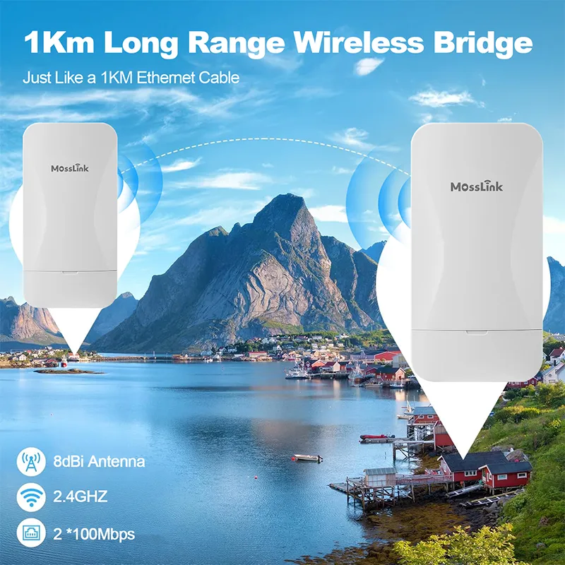 5GHz vs 2.4GHz wireless bridge frequency Africa