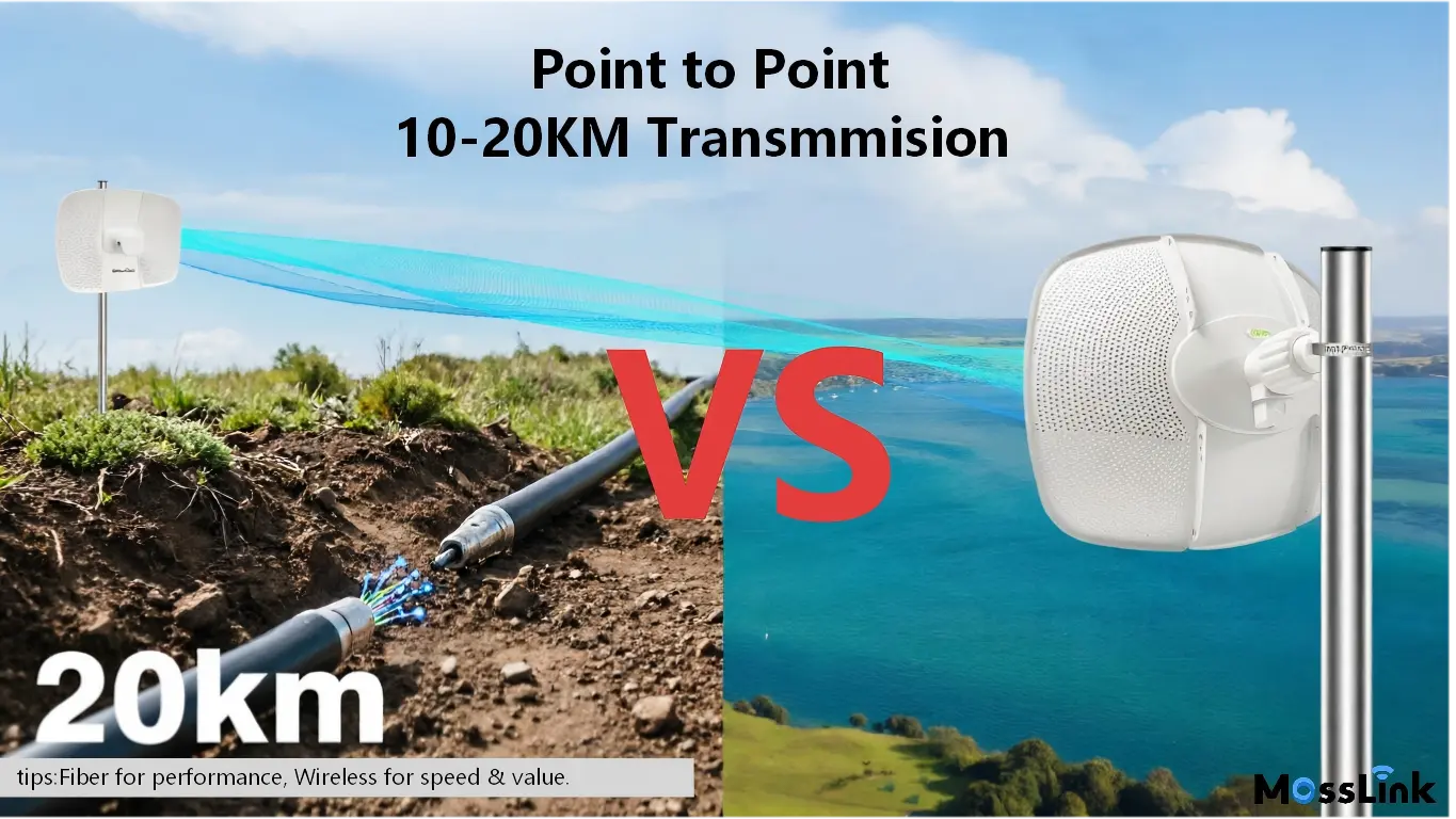 Wireless Bridge vs Fiber: When to Choose Wireless