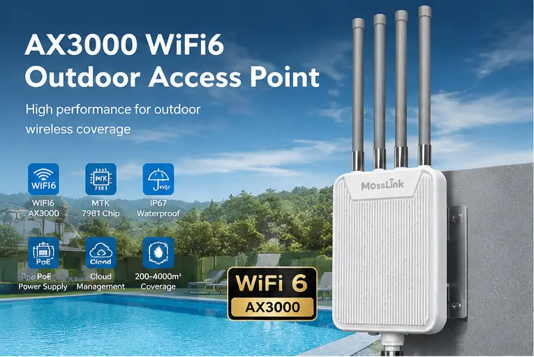 AP3000M AX3000 Wi-Fi 6 outdoor wireless access point overview