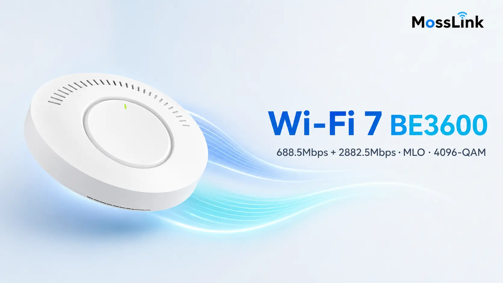 BE361 Wi-Fi 7 BE3600 dual-band speeds