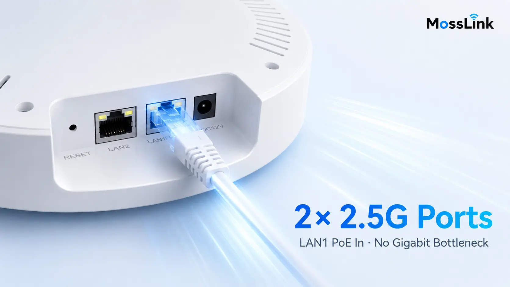 BE361 dual 2.5G Multi-Gig ports with PoE input