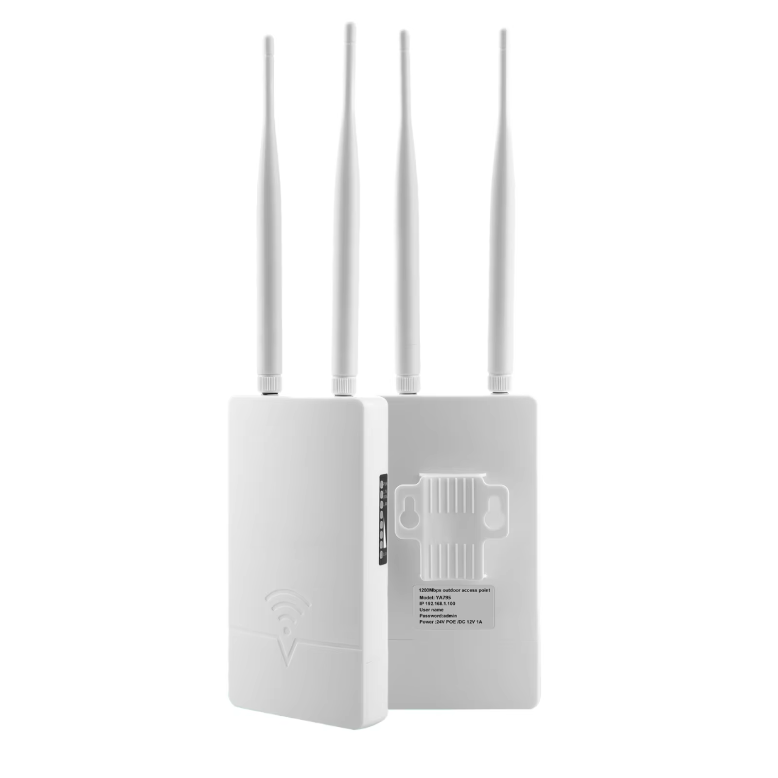 YA795 AC1200 Dual-Band Outdoor Wi-Fi Access Point, IP65, PoE