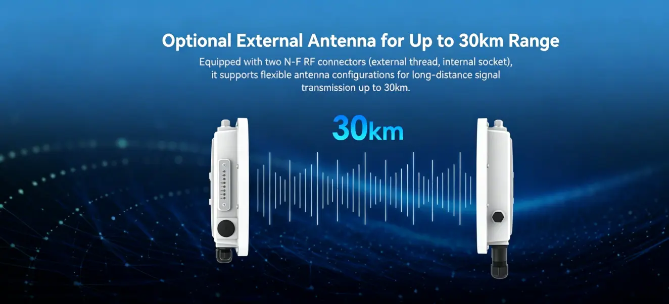WB5axH6-35 optional external antenna for up to 30km range