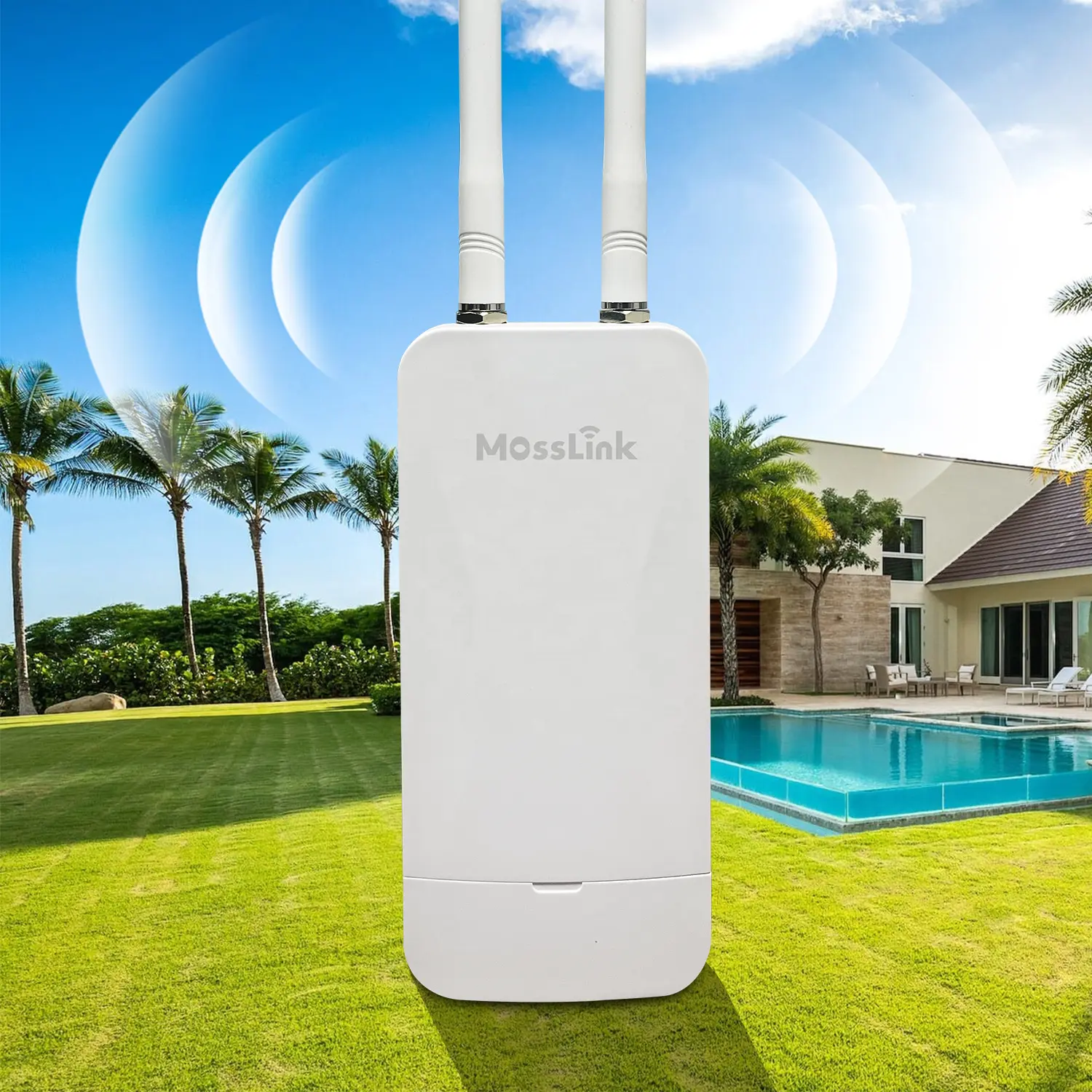 YA796 AC1200 MU-MIMO Outdoor Access Point, IP65, Gigabit Ports